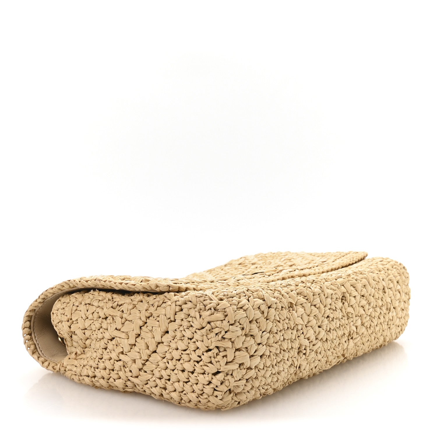 Saint Laurent Raffia Monogram Medium Jamie Natural Avorio 4 of 11