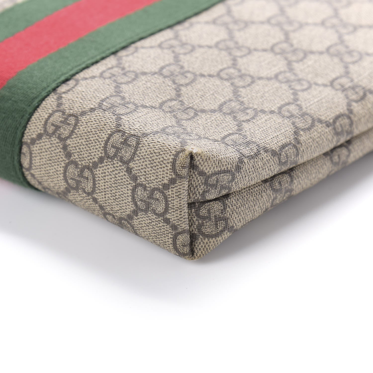 Gucci GG Supreme Monogram Web Messenger Bag Black 7 of 10
