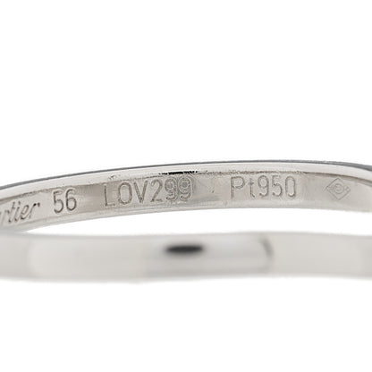 Cartier Platinum 2mm Ballerine Curved Wedding Band Ring 56 7.5 5 of 5
