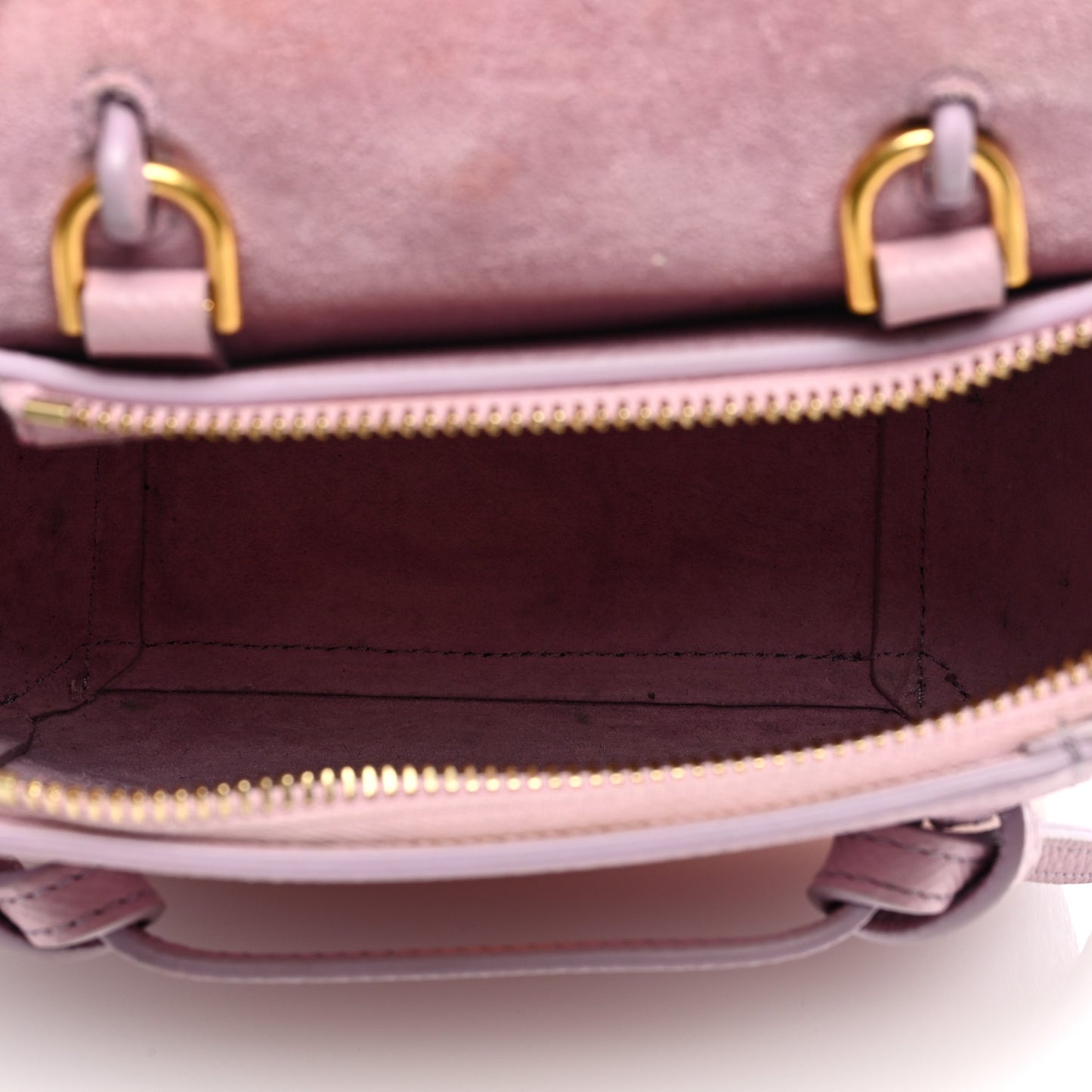 Grained Calfskin Pico Belt Bag Rose Quartz