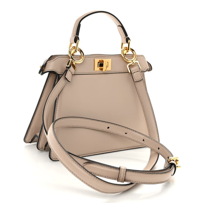 Fendi Shiny Nappa Petite Peekaboo I SEE U Satchel Nuvola 3 of 12