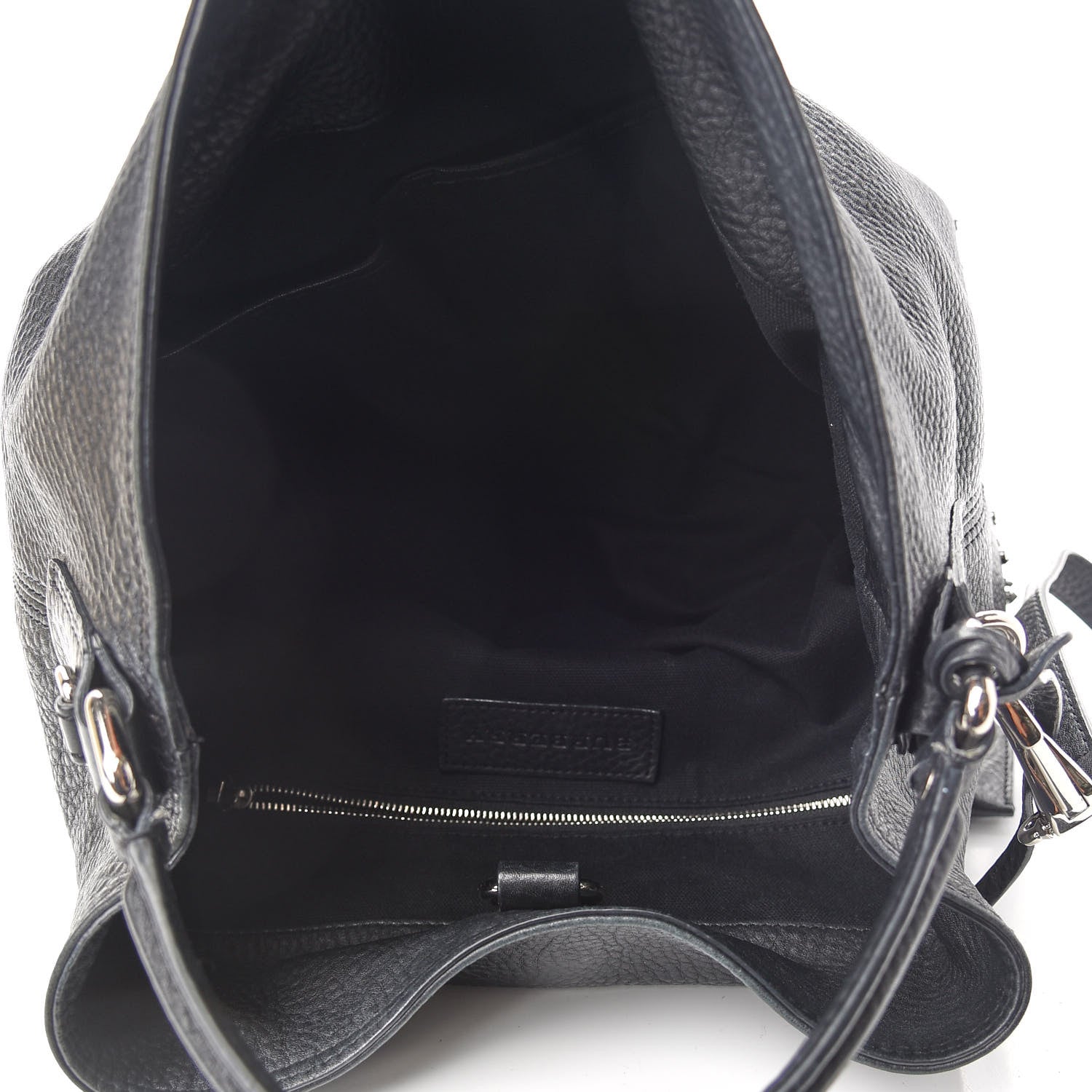 Burberry Calfskin Studded Medium Susanna Hobo Black 5 of 8