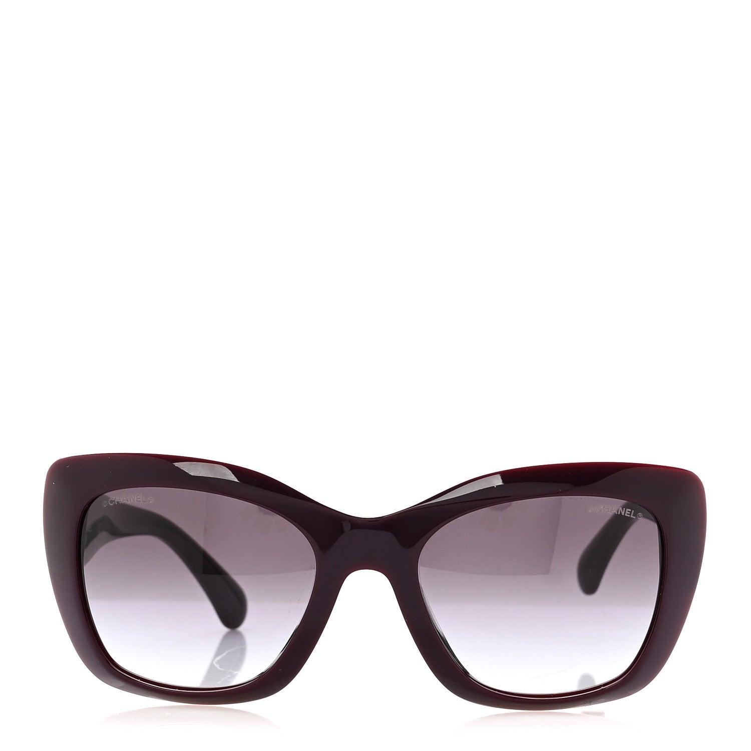 Chanel Acetate Square Sunglasses 71395 Purple 2 of 8