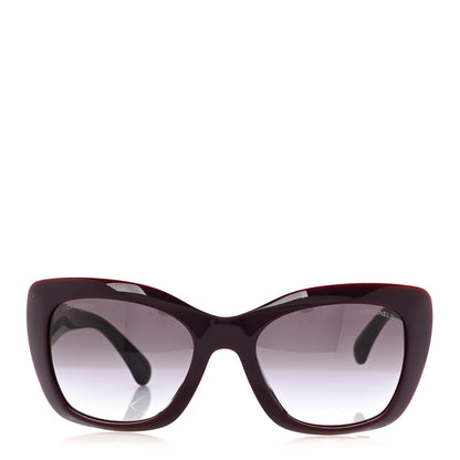 Chanel Acetate Square Sunglasses 71395 Purple 2 of 8