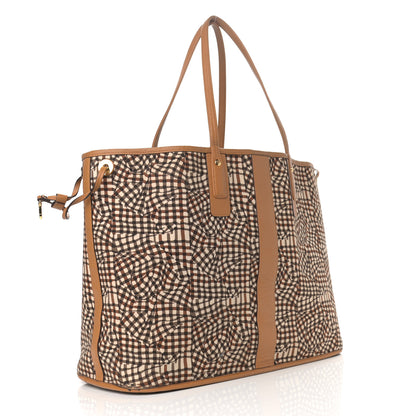 MCM Visetos Large Liz Reversible Shopper Tote Cognac 12 of 17