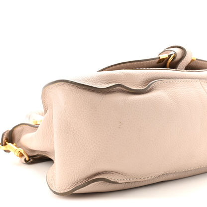 Chloe Calfskin Medium Marcie Satchel Abstract White 9 of 10