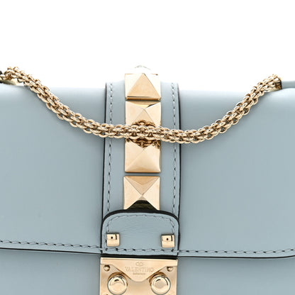 Valentino Garavani Vitello Small Glam Lock Rockstud Flap Sky Sorbet 7 of 12
