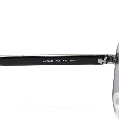 Gucci Web Aviator Sunglasses GG0528S Black 5 of 8