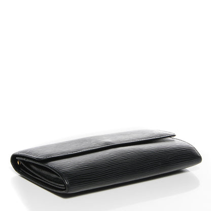 Louis Vuitton Epi Sarah Wallet Black 4 of 7