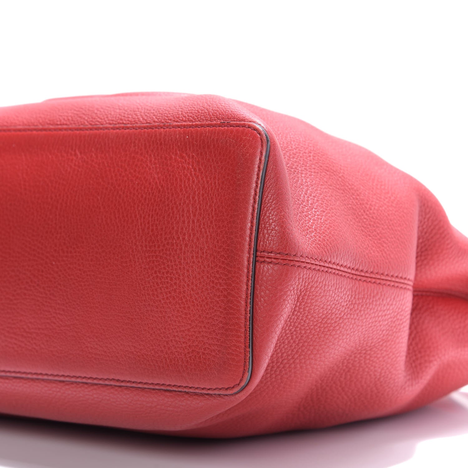 Gucci Pebbled Calfskin Large Soho Hobo Tabasco Red 8 of 13
