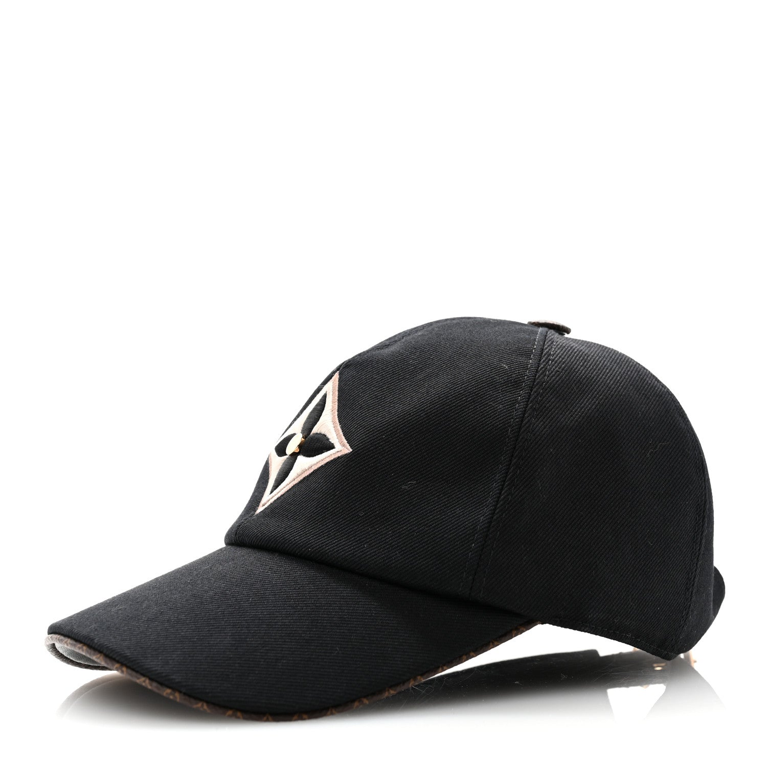 Louis Vuitton Monogram Cotton Jacquard Embroidered LV Day Cap M Black 1 of 8