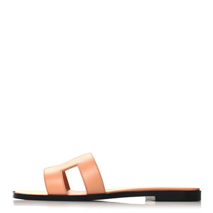 Hermes Box Oran Sandals 36.5 Granit Rose 1 of 9