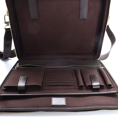 Louis Vuitton Damier Ebene Porte Ordinateur Sabana NM Computer Case 5 of 7