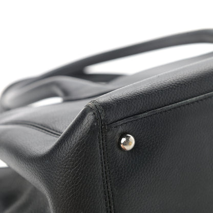 Chanel Calfskin Small Cerf Executive Shopper Tote Black 11 of 18