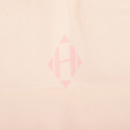 Hermes Washed Silk Maxi Losange Scarf Rose Poudre Rose Buvard 7 of 7