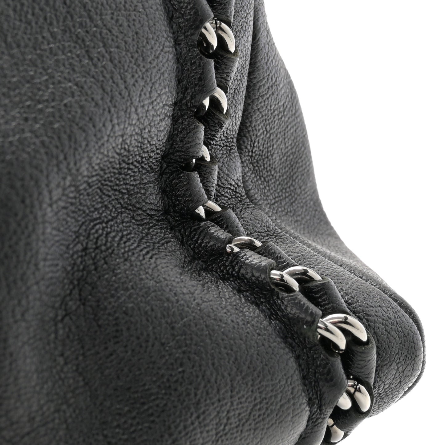 Smooth Calfskin Medium Luxe Ligne Bowler Black