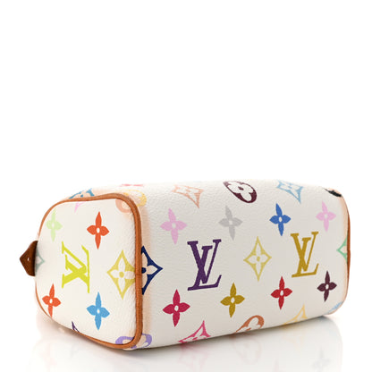 Louis Vuitton Monogram Multicolor Mini Sac HL Speedy White 4 of 9