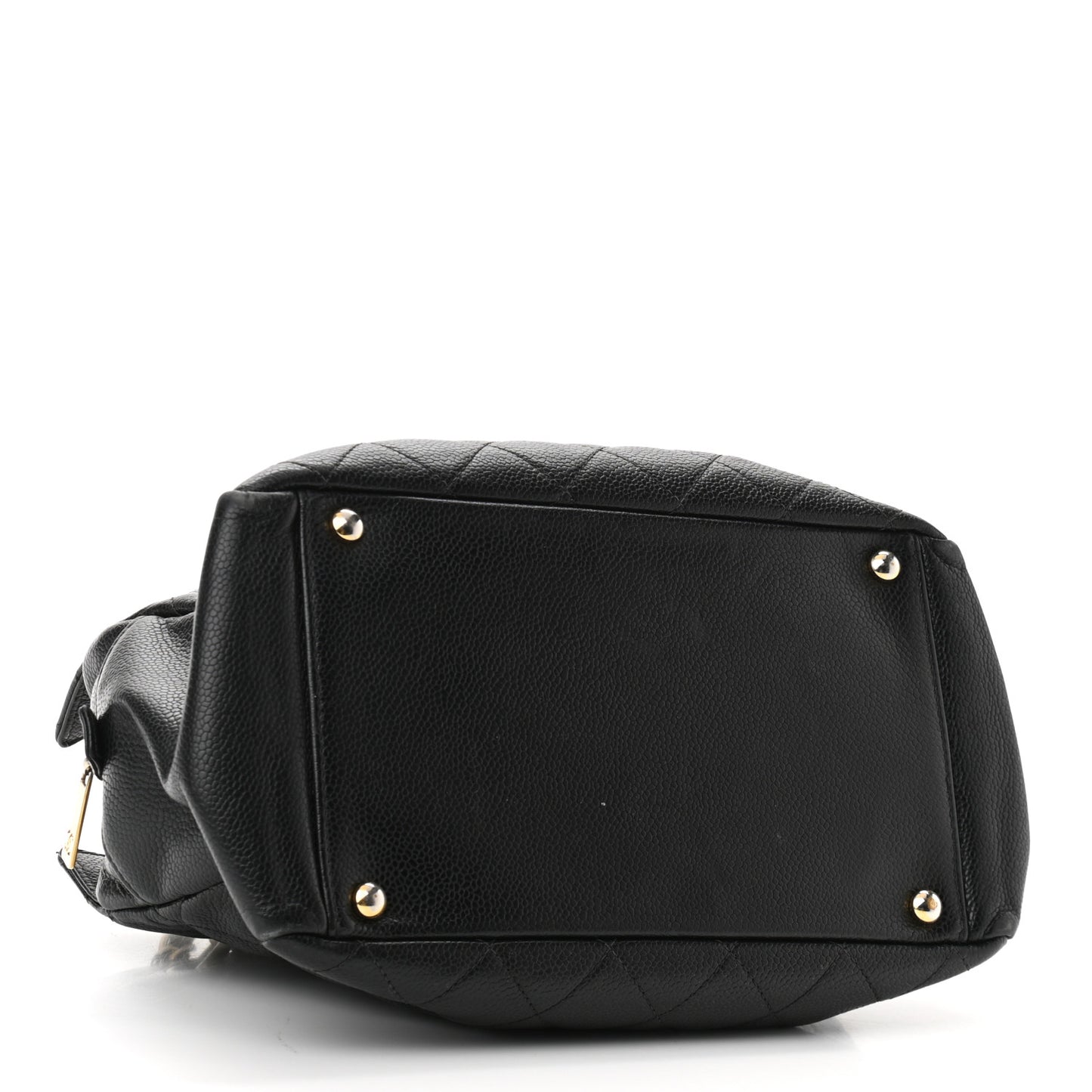 Caviar Quilted Petit Timeless Tote PTT Black