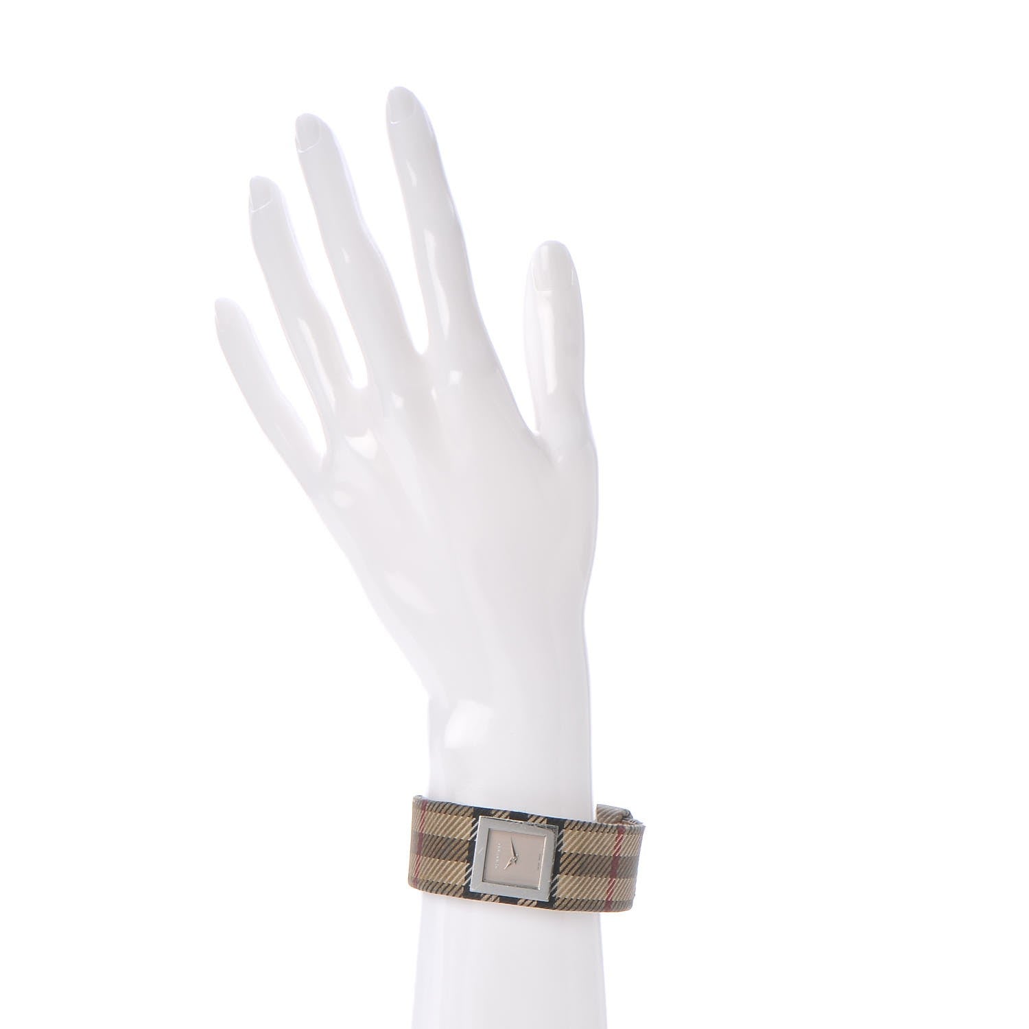 Burberry Stainless Steel Calfskin 24mm Quartz Watch Beige BU4008 2 of 11