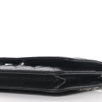 Chanel Caviar Quilted Wallet On Chain WOC Black 11 of 13