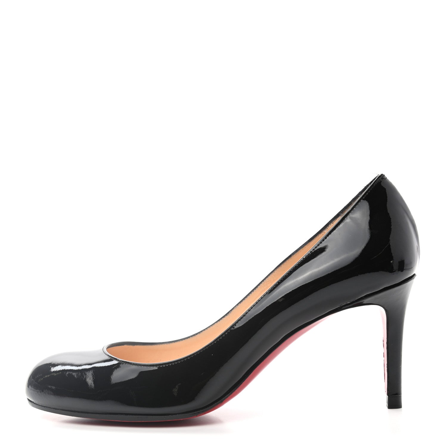 Christian Louboutin Patent Simple 70 Pumps 37.5 Black 1 of 14