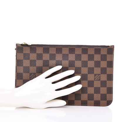 Louis Vuitton Damier Ebene Neverfull MM GM Pochette 2 of 8