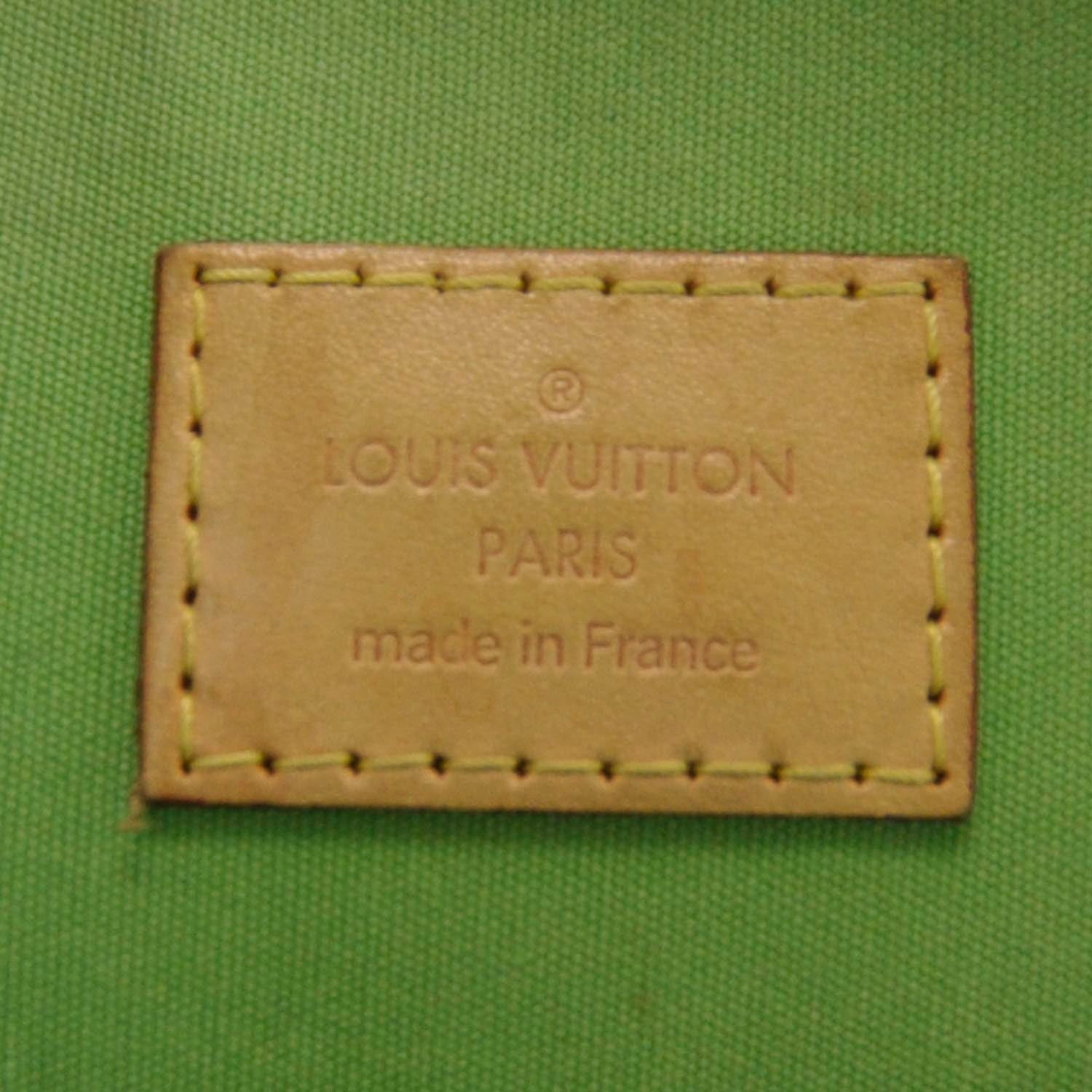 Louis Vuitton Vernis Alma MM Vert Tonic 8 of 9