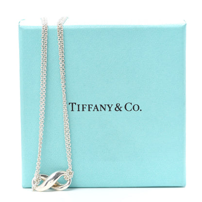 Tiffany Sterling Silver Figure 8 Pendant Necklace 7 of 7