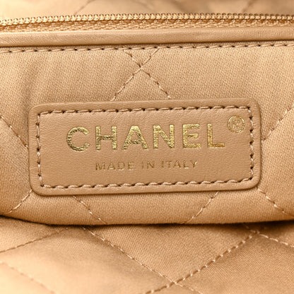 Chanel Shiny Calfskin Quilted Small Chanel 22 Beige Beige 7 of 12