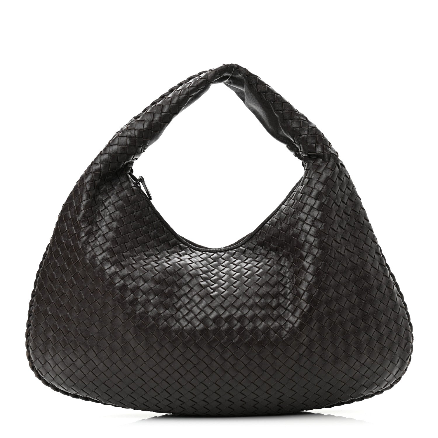 Bottega Veneta Nappa Intrecciato Large Veneta Hobo Ebano 1 of 10