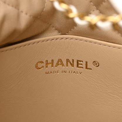 Chanel Shiny Calfskin Quilted Mini Chanel 22 White 6 of 10