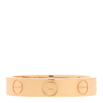 Cartier 18K Yellow Gold 3.5mm LOVE Wedding Band Ring 48 4.5 3 of 4