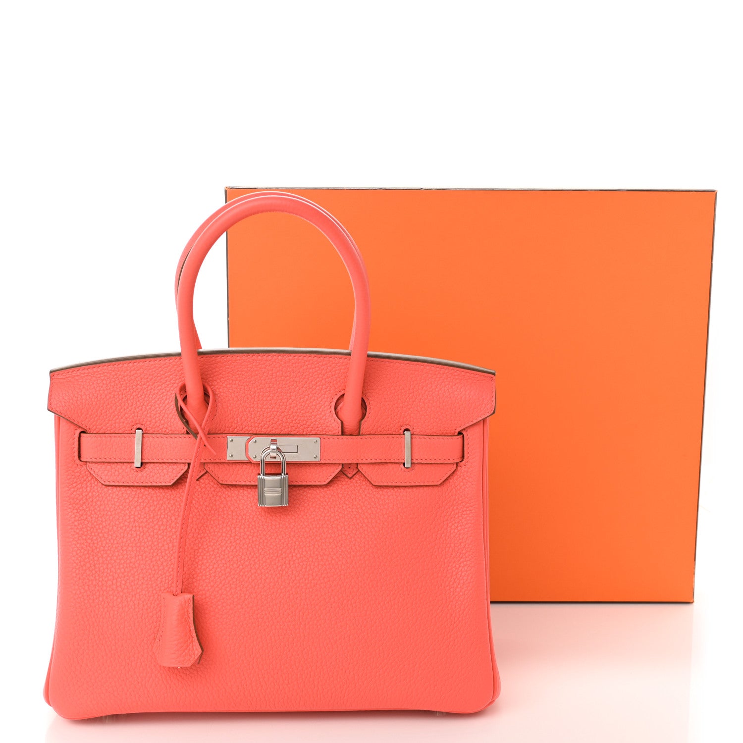 Hermes Taurillon Clemence Birkin 30 Rose Jaipur 11 of 11