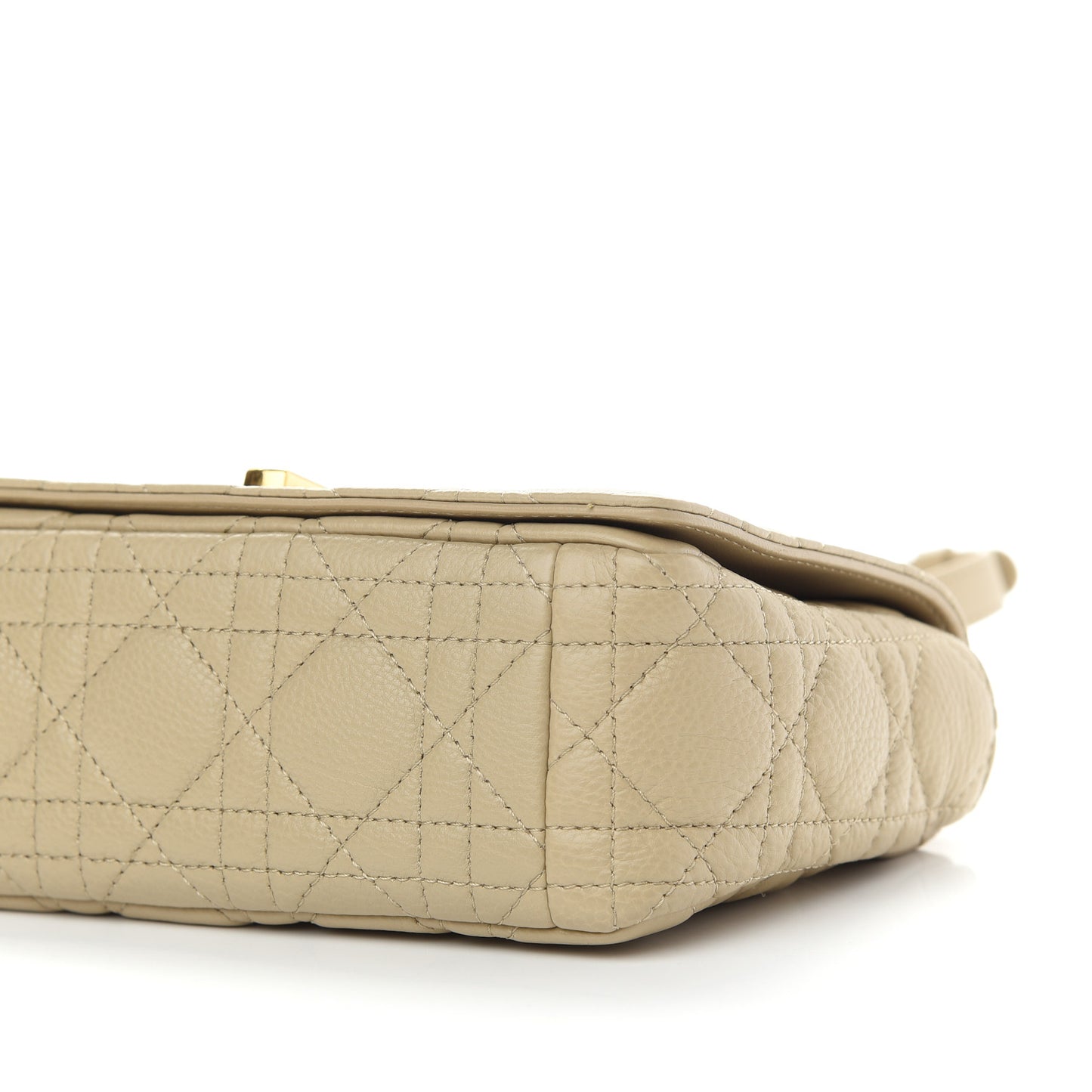 Lambskin Cannage Small Caro Bag Beige