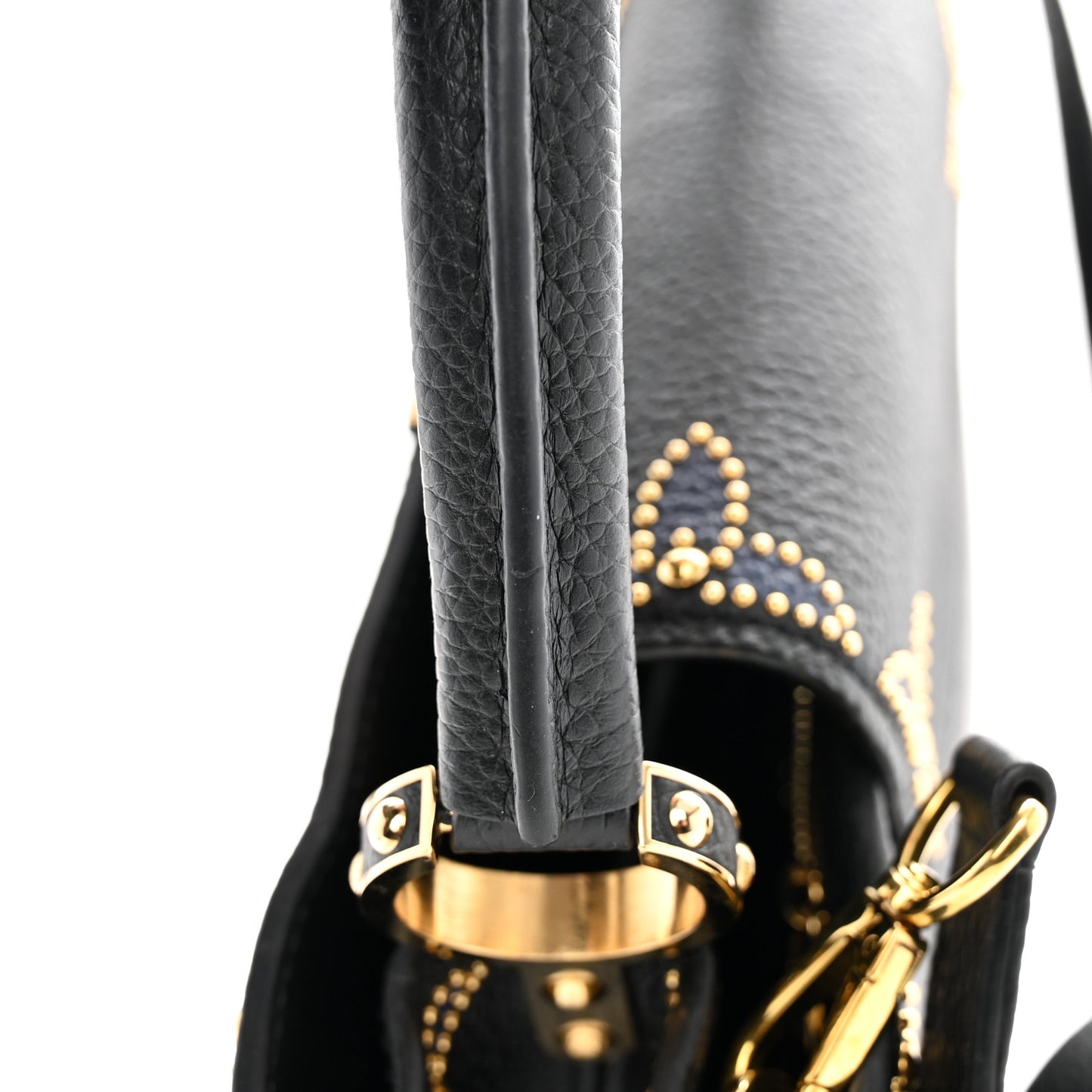 Taurillon Flower Capucines PM Black Blue