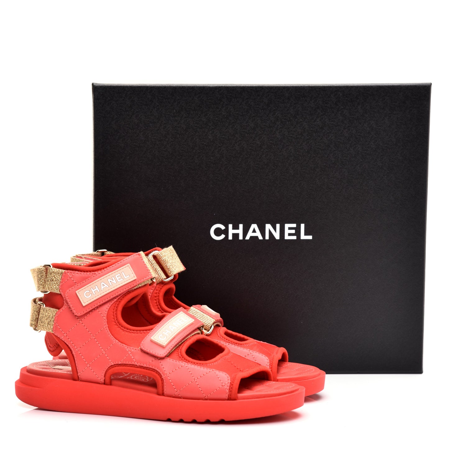 Goatskin Fabric Gladiator Sandals 37.5 Dark Red Light Pink