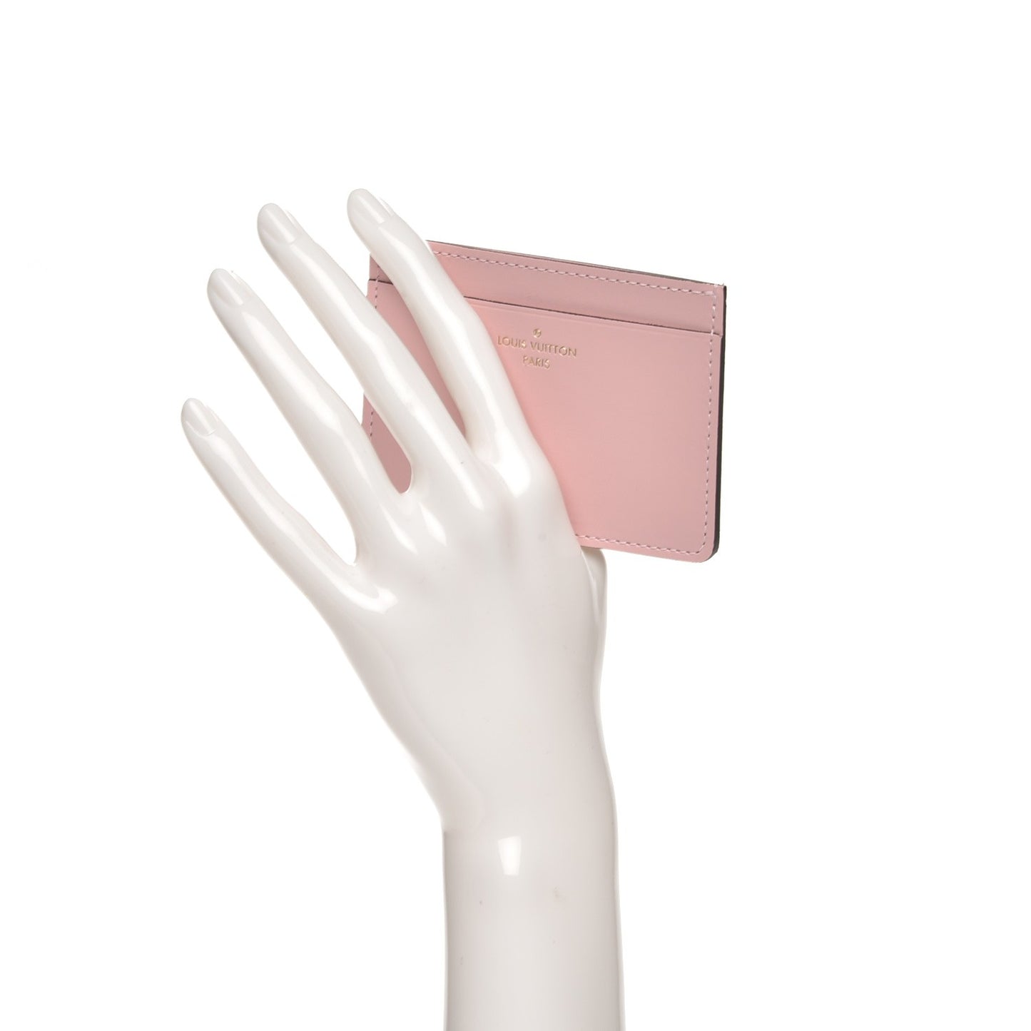 Calfskin Jeanne Wallet Card Holder Insert Rose Ballerine