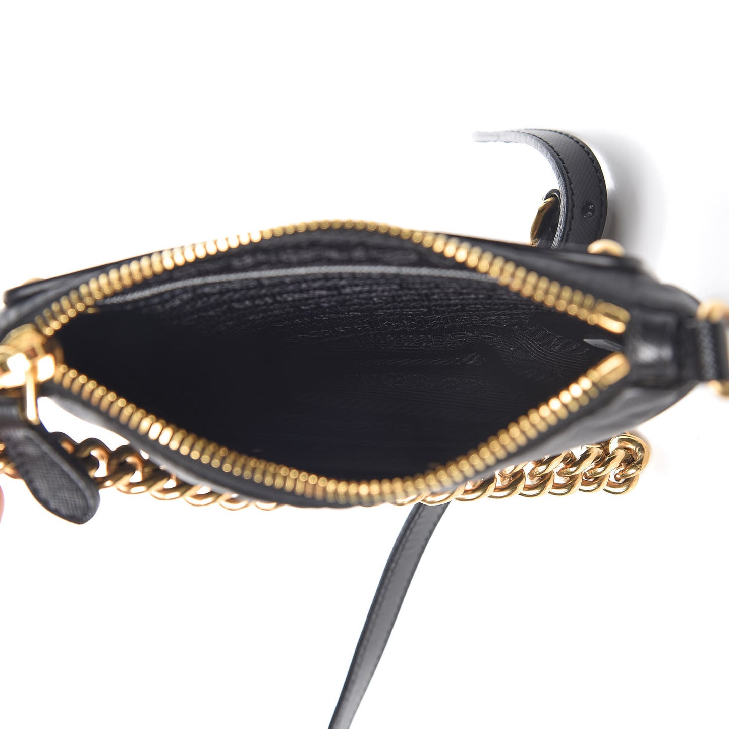 Tessuto Nylon Logo Small Crossbody Bag Black