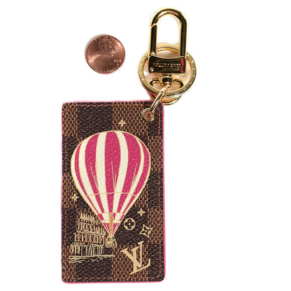 Louis Vuitton Damier Ebene Illustre Air Balloon Bag Charm Grenade 2 of 6