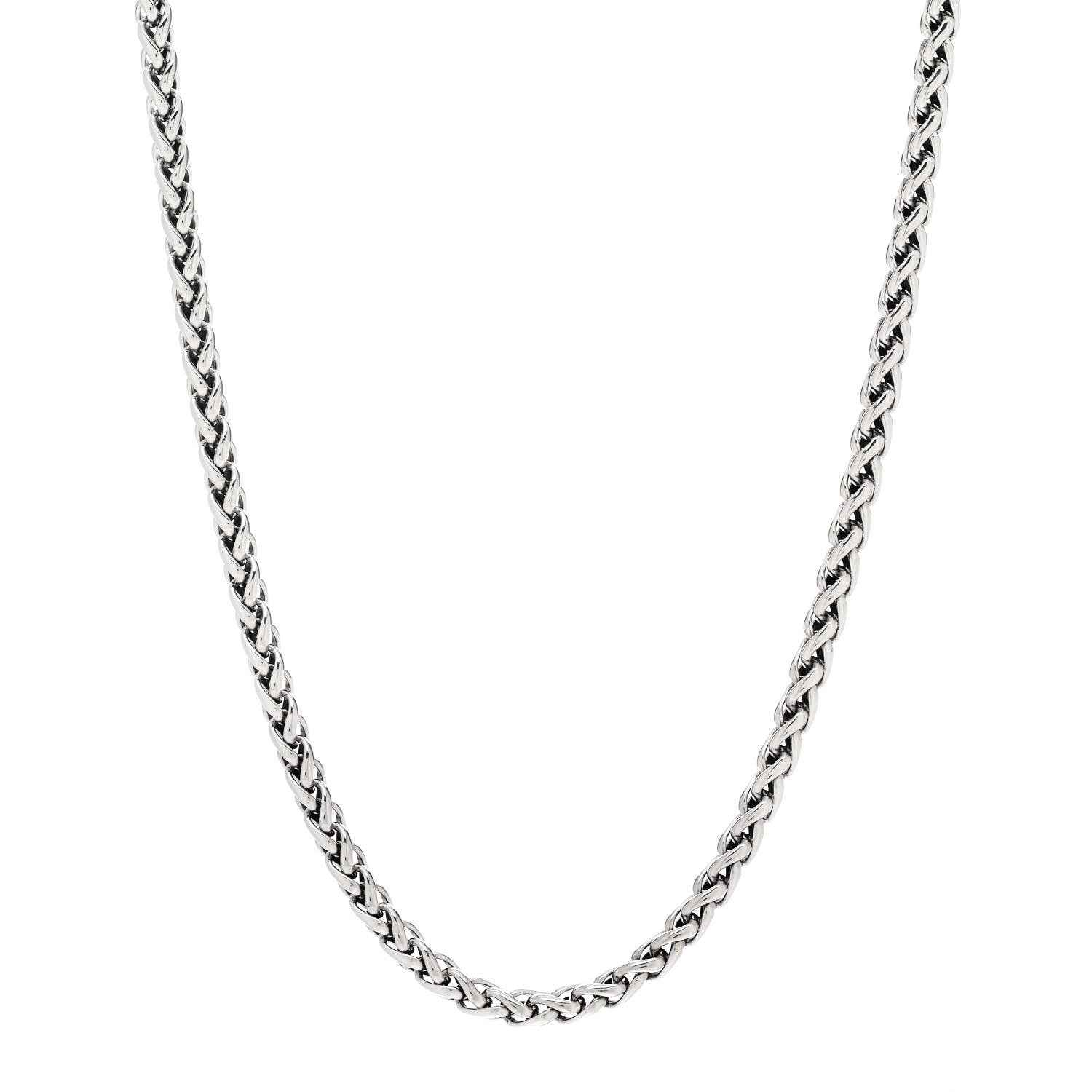 David Yurman Sterling Silver 4mm Wheat Chain Necklace 1 of 5
