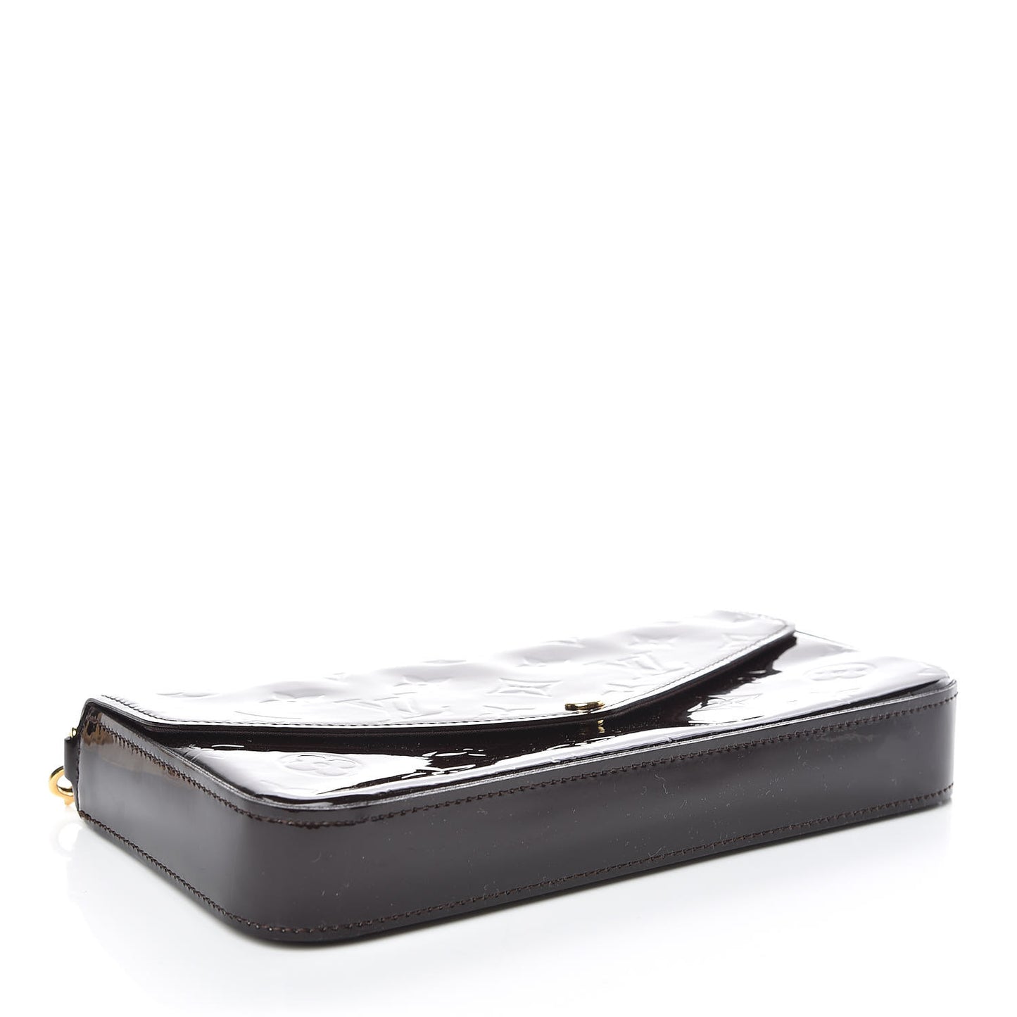 Vernis Pochette Felicie Chain Wallet Amarante