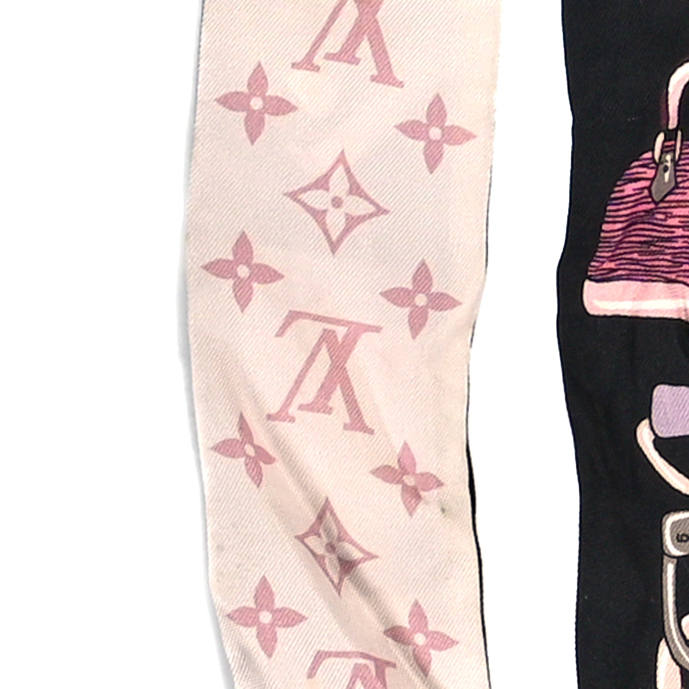 Louis Vuitton Silk Monogram Essentials LV BB Bandeau Light Pink 4 of 4