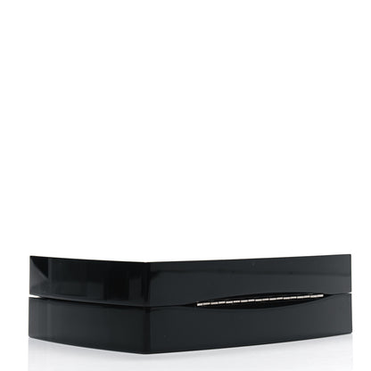 Chanel Plexiglass Compact Box Clutch Black 3 of 5