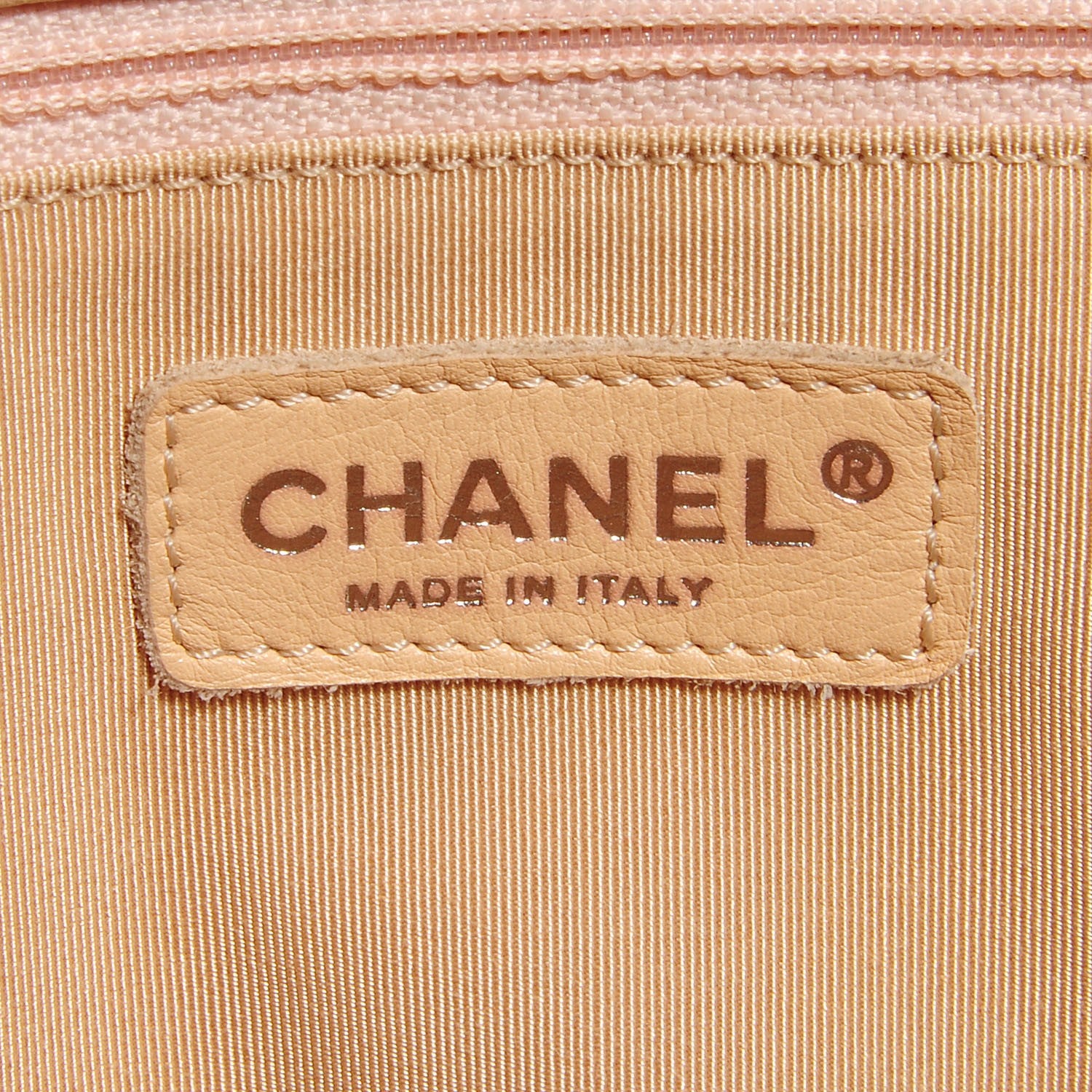 Chanel Caviar Quilted Grand Shopping Tote GST Beige Clair 6 of 7