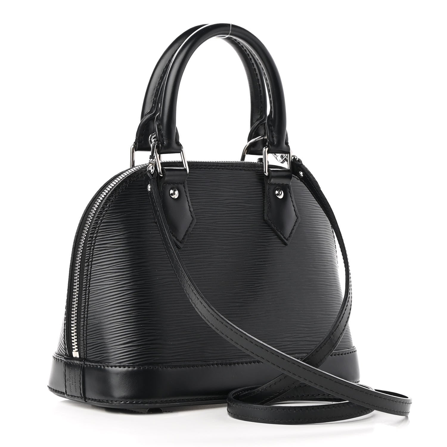 Louis Vuitton Epi Alma BB Black 3 of 10