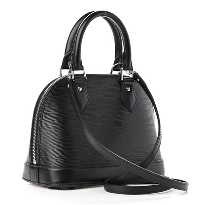 Louis Vuitton Epi Alma BB Black 3 of 10