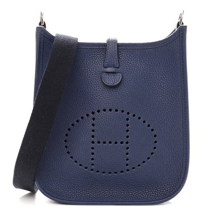 Hermes Taurillon Maurice Amazone Evelyne TPM Bleu Saphir Blue Indigo 1 of 11