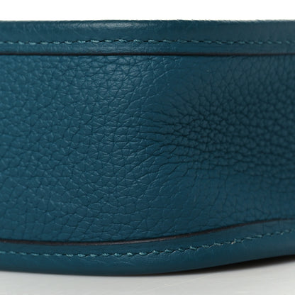 Hermes Taurillon Clemence Evelyne TPM Vert Bosphore 9 of 10