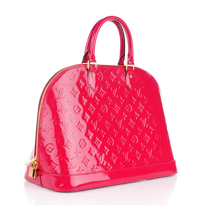 Louis Vuitton Vernis Alma GM Rose Indien 3 of 7