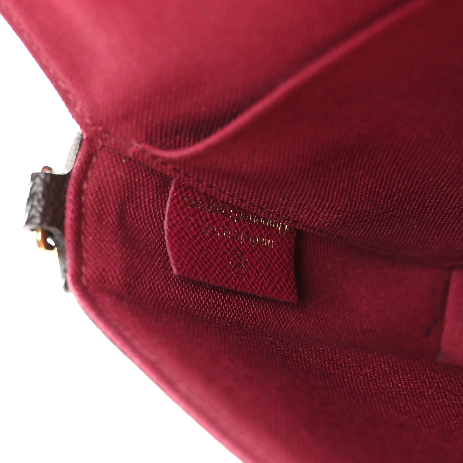 Louis Vuitton Monogram Pochette Felicie Chain Wallet Fuchsia 8 of 14